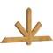 Ekena Millwork Kennewick Rough Sawn Timber Gable Bracket, Western Red Cedar, 60"W x 27"H x 2"D x 4"F, 11/12 Pitch GBW060X27X0204KEN00RWR - alternate 2